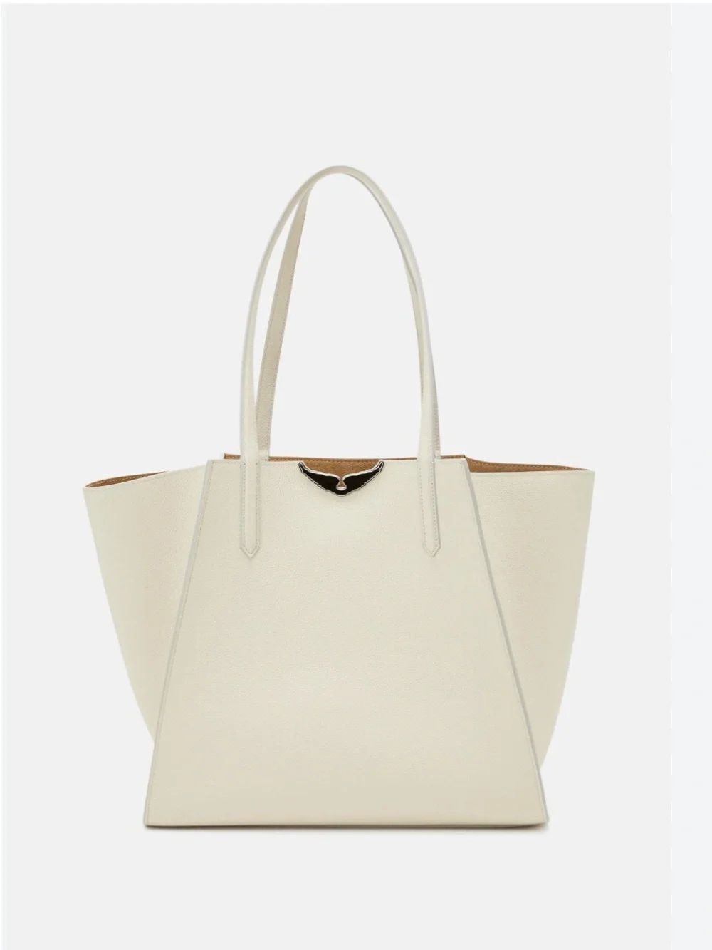 Zadig & Voltaire Le Borderline tote bag in an off-white Cream
